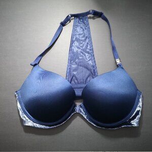 NWT Victoria's Secret Size 36C Navy Front Closure "Very Sexy" Push Up Bra